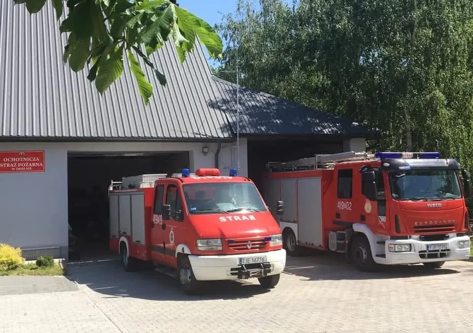Pożar lasu w Zegartowicach – strażacy walczą z ogniem