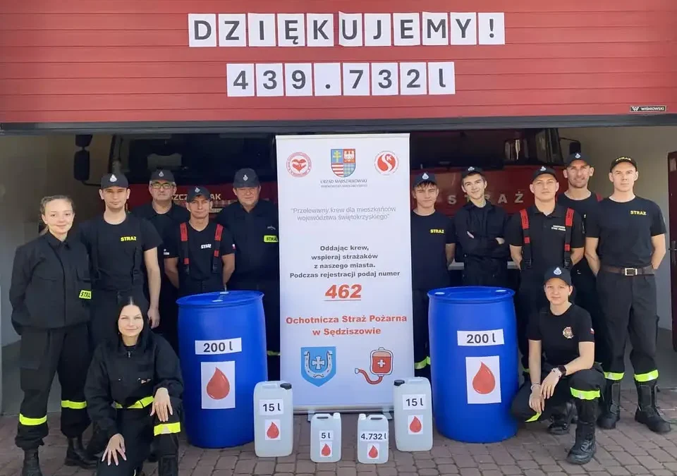 Zagrożenia w gminie Sędziszów: powalone drzewa i pożar zboża