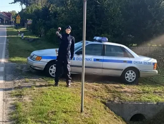 Policja na dożynkach w Oksie? To tylko inscenizacja!