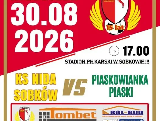 Zapowiedź meczu: KS Nida Sobków kontra Piaskowianka Piaski w 2. kolejce klasy okręgowej