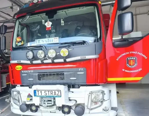 Interwencja strażaków w Małogoszczu – miejscowe zagrożenie