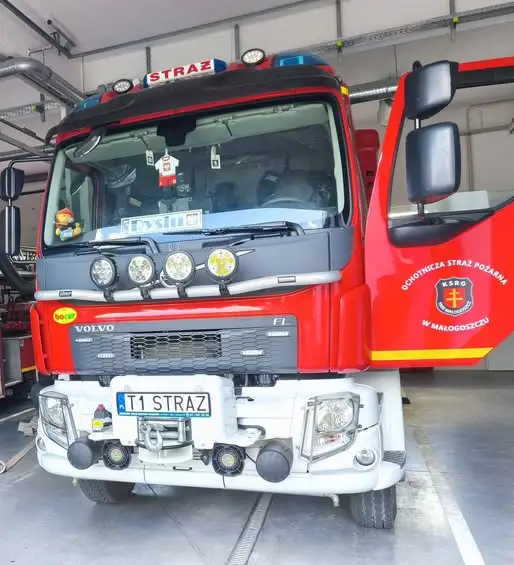 Interwencja strażaków w Małogoszczu – miejscowe zagrożenie