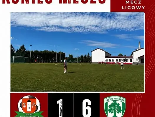 Porażka 1:6 w meczu z LZS Dąb Nagłowice