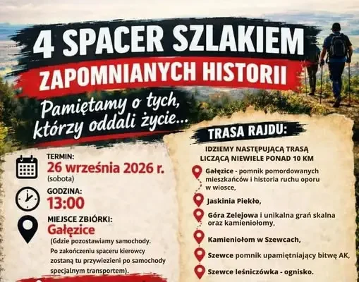 Spacer szlakiem zapomnianych historii w Piekoszowie – śladami partyzantów z Małogoszcza