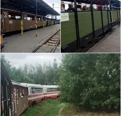 Uczniowie z Buska-Zdroju integrowali się w podróży ciuchcią Ponidzie