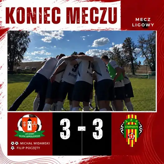 Remis 3:3 w zaciętym meczu z LZS Czarnocin