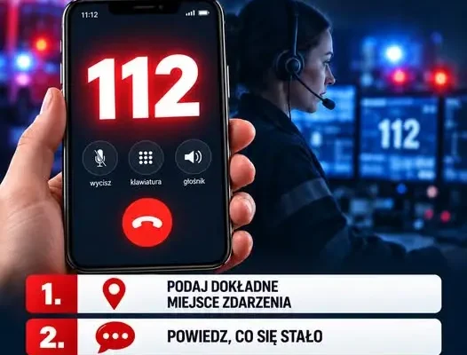 OSP Małogoszcz przypomina: jak skutecznie wezwać pomoc przez numer 112