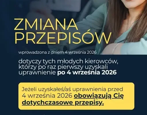 Nowe przepisy dla początkujących kierowców. Kogo obejmie okres próbny?