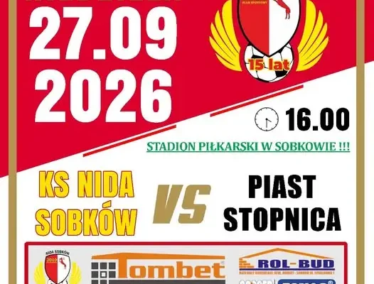 KS Nida Sobków zmierzy się z Piastem Stopnica w 6. kolejce klasy okręgowej