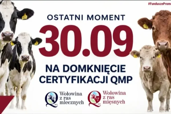 Certyfikat QMP: rolnicy mają czas tylko do 30 września 2026 r.