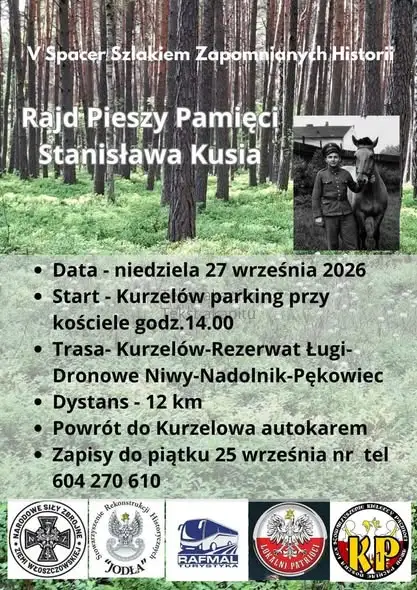 Rajd Pamięci Stanisława Kusia: 60 osób na szlaku zapomnianych historii