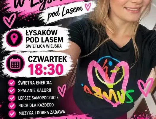 Zumba w Łysakowie pod Lasem – czwartkowe spotkania w świetlicy wiejskiej