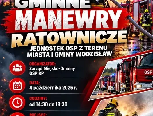 Manewry ratownicze OSP w Wodzisławiu – 4 października 2026