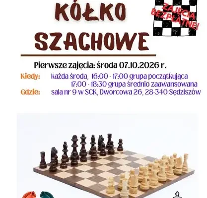 Kółko szachowe w Sędziszowie – pierwsze zajęcia już 7 października
