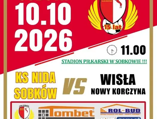 KS Nida Sobków zmierzy się z Wisłą Nowy Korczyn w 8. kolejce klasy B